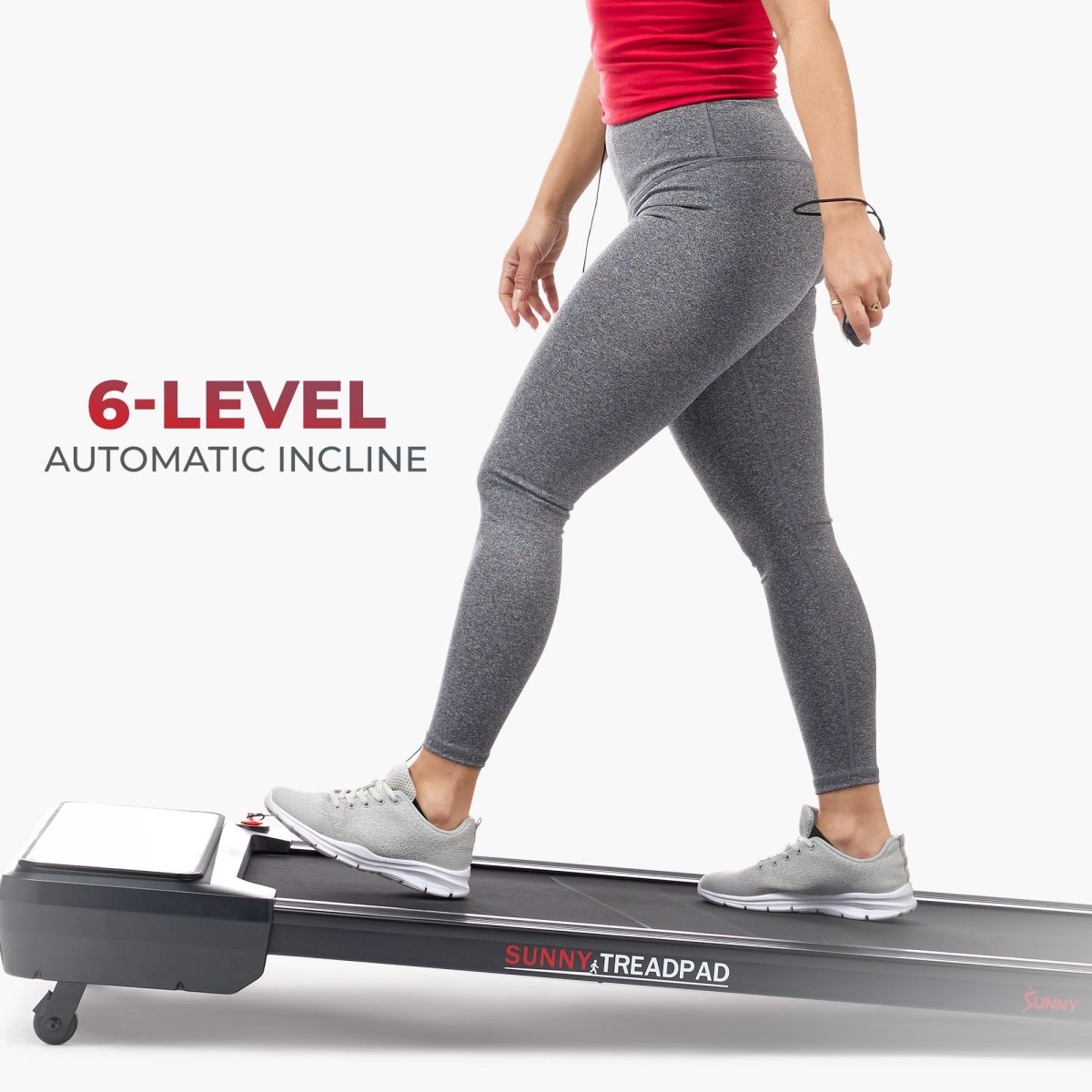 Sleek Stride Smart Compact Auto Incline Treadpad Treadmill - Core Fitness House