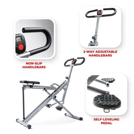 Upright Row - N - Ride® Exerciser in Silver - Core Fitness House