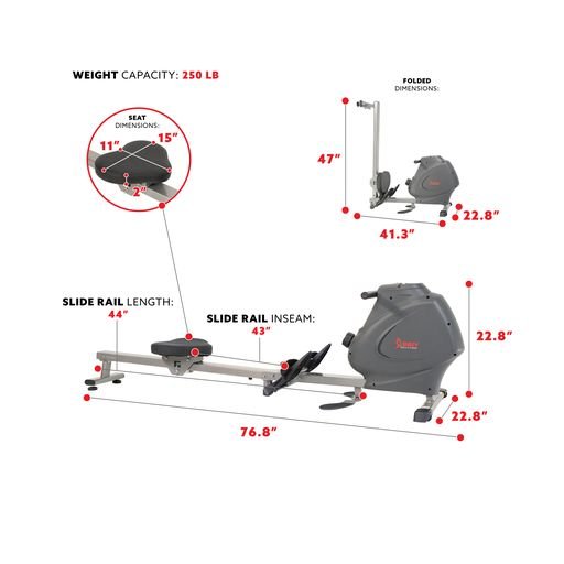 Multifunction SPM Magnetic Rowing Machine - Core Fitness House