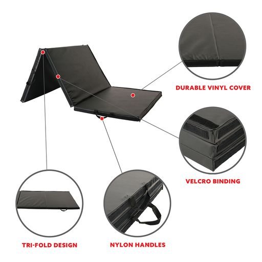 Folding Gym Mat - Core Fitness House