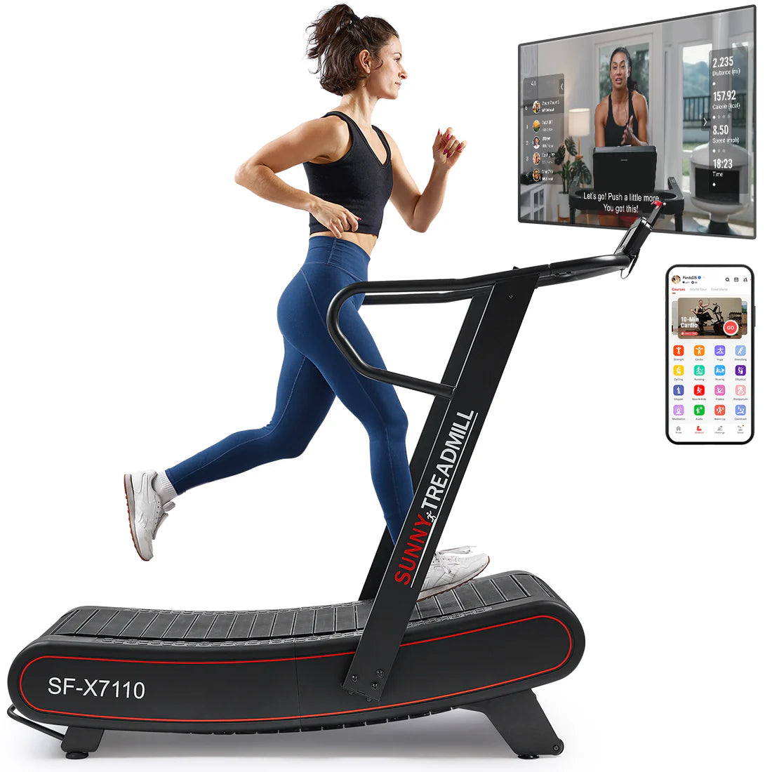 Sunny Smart Ultra Manual Treadmill