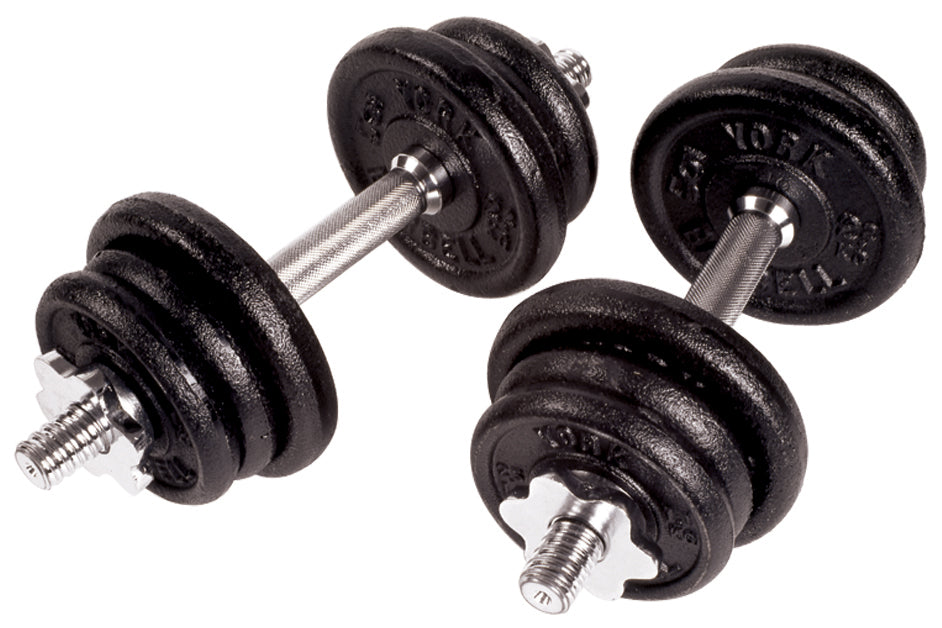 Cast Iron Adjustable S/L Dumbbell Set