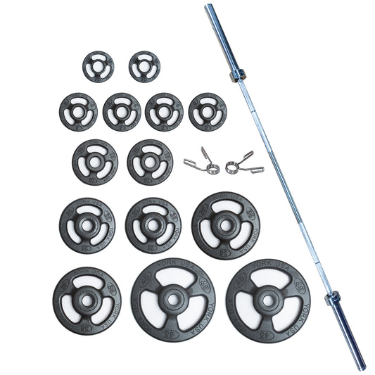 Iso-Grip Steel Olympic Plate Set