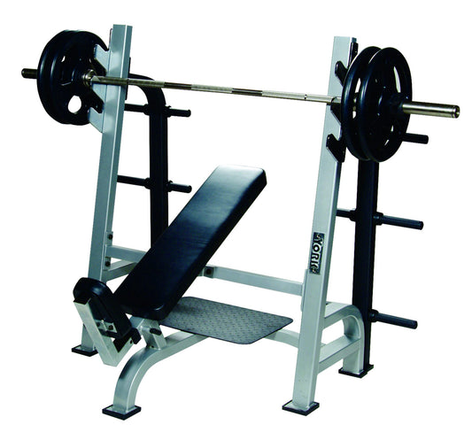 STS Olympic Incline Bench Press w/ Gun Racks