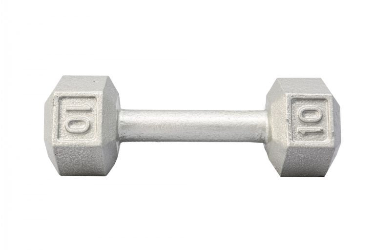 Cast Iron Hex Dumbbell (Residential Use Only)