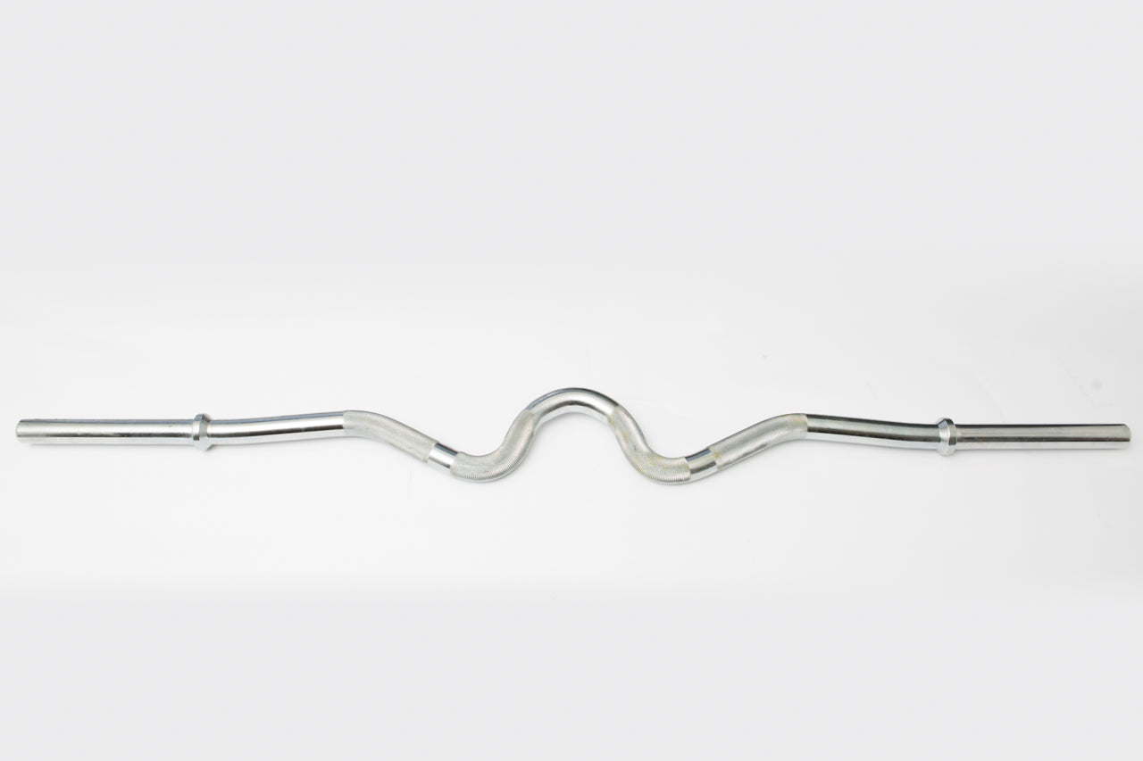 Chrome Super Curl Bar w/ Fixed Inner Collars