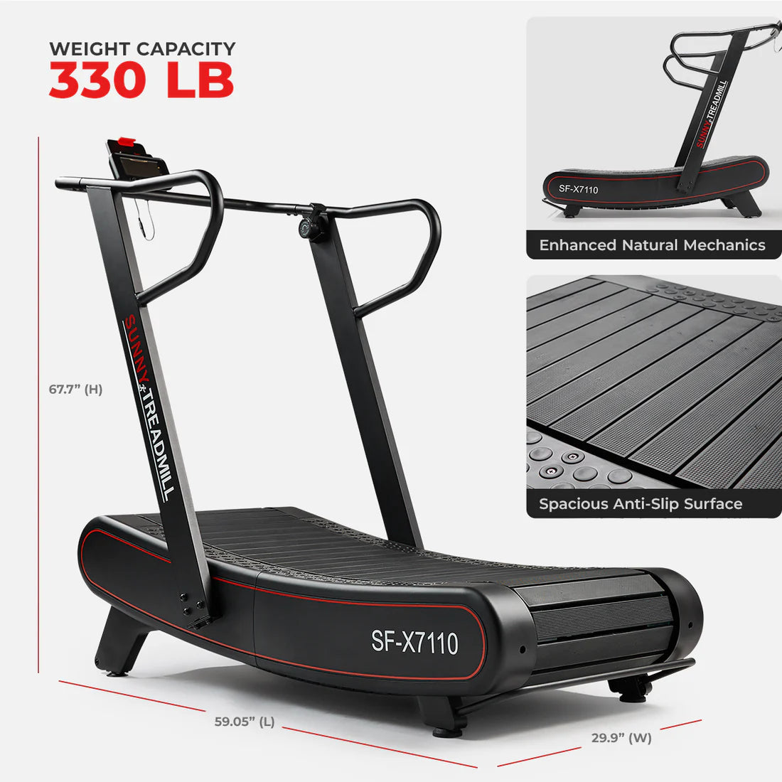 Sunny Smart Ultra Manual Treadmill