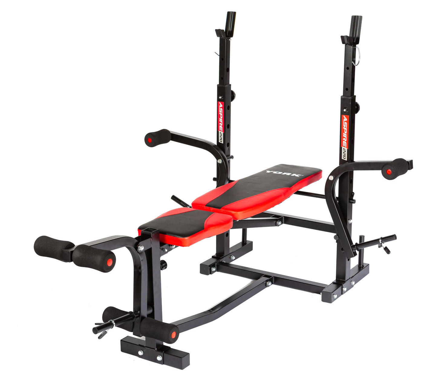 YORK Aspire 220 Folding Bench with Arm/Leg Curl/Butterfly