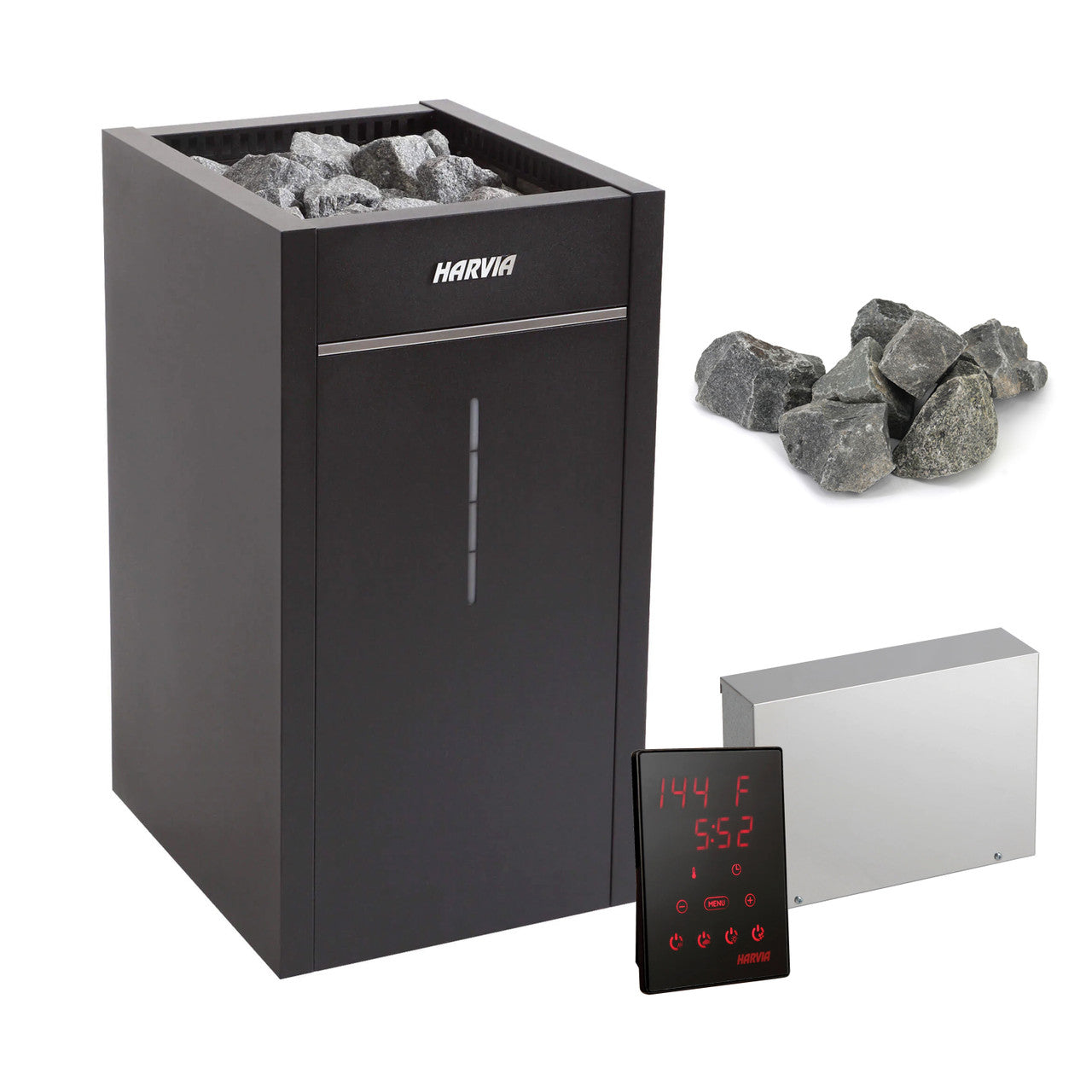 Harvia Virta UL Certified Electric Sauna Heater - Digital Xenio Control Panel with WiFi Remote Control – 10.5 kW