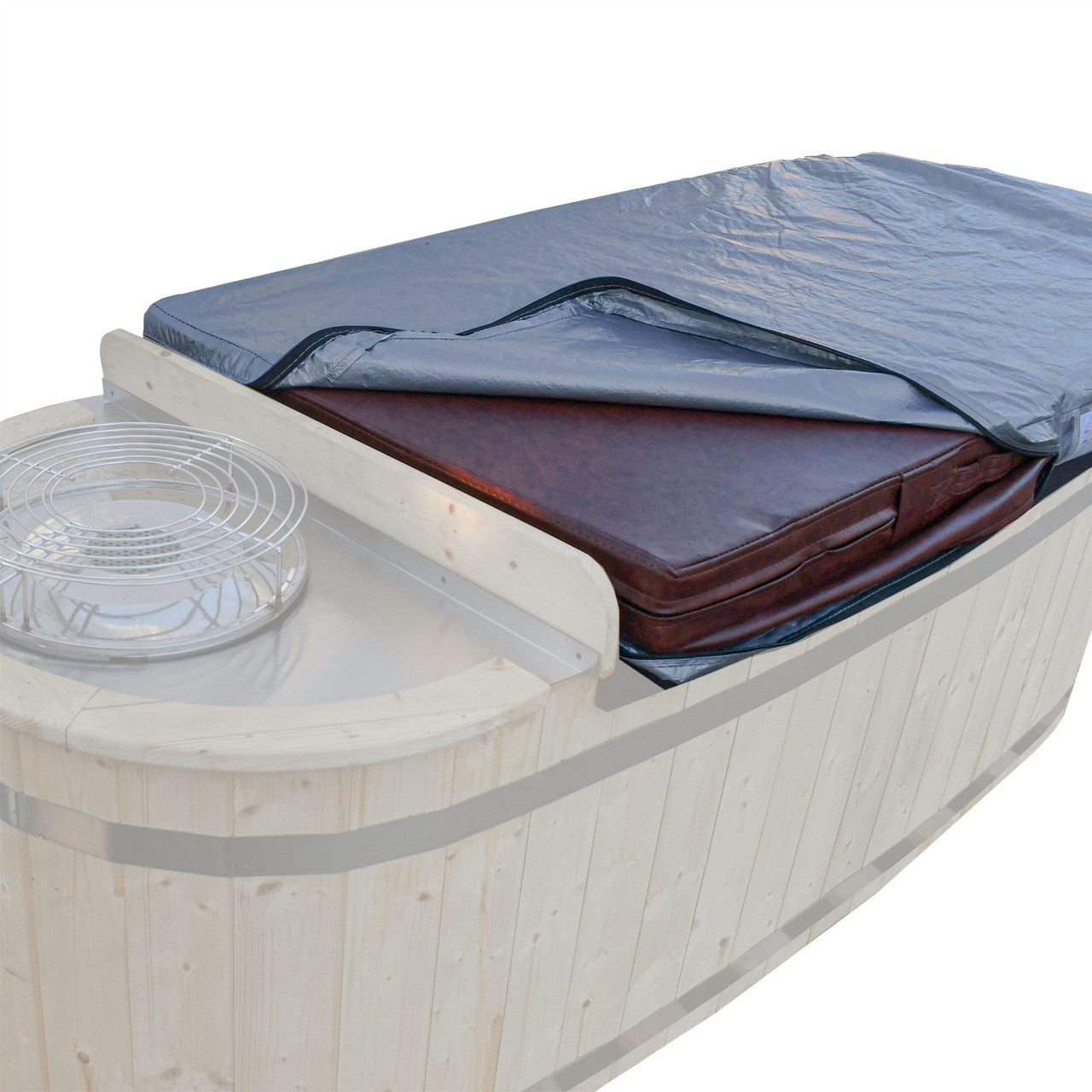 Insulator Top Cover for Hot Tub - Burgundy