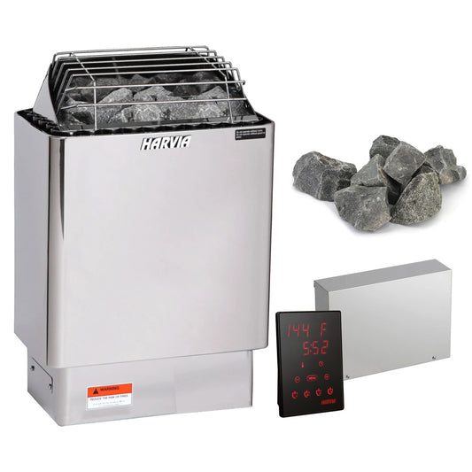 Harvia KIP UL Certified Electric Sauna Heater | KITJH45-AP l | ALEKO
