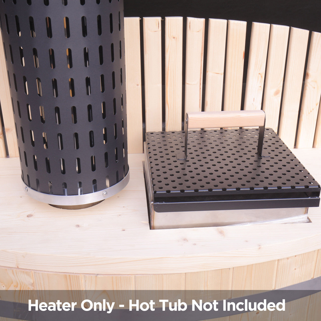 Internal Wood-Burning Hot Tub Heater | Equivalent to 10-15kW Electronic Heater