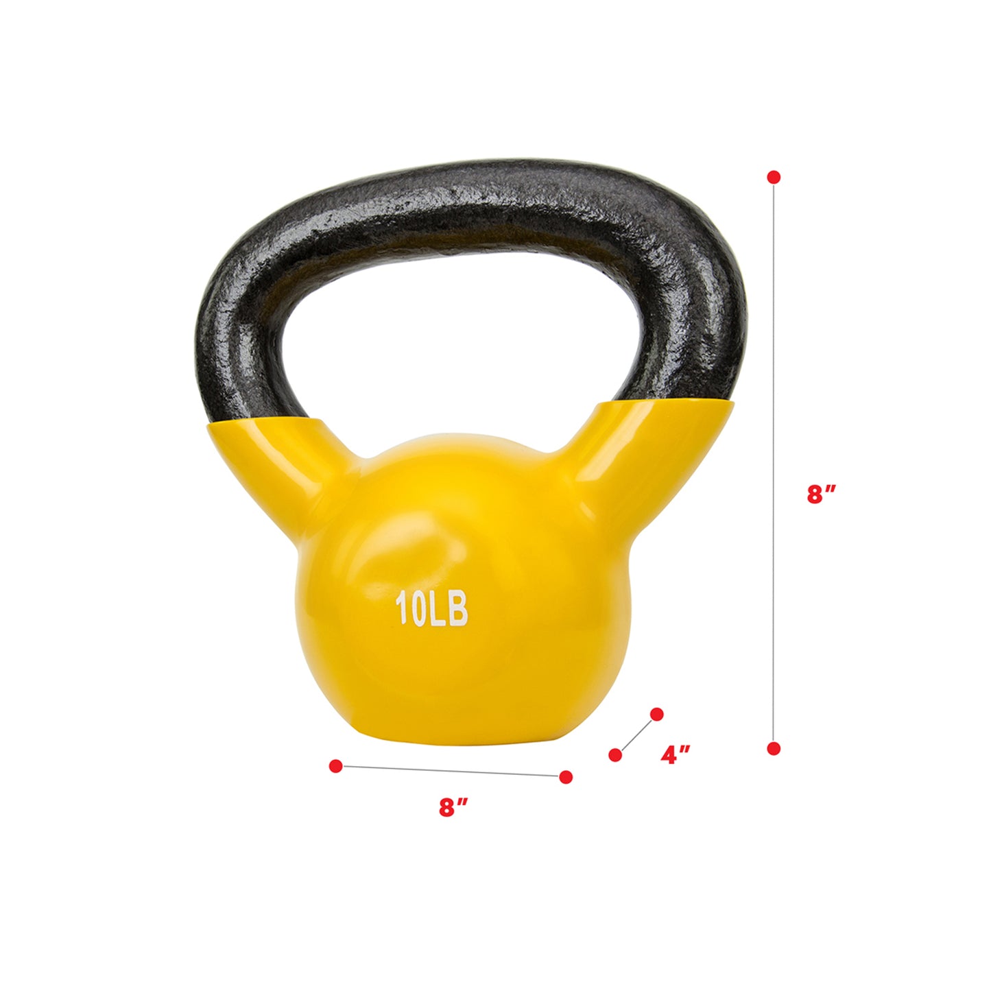 Vinyl Coated Kettle Bell - 10Lbs