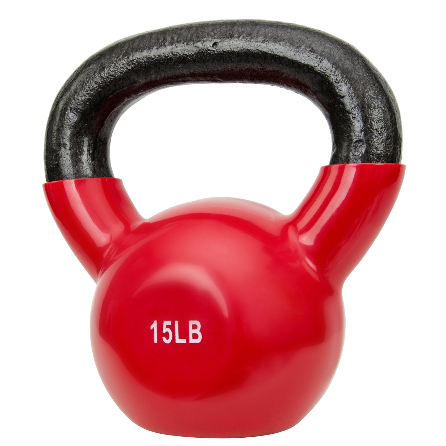 Vinyl Coated Kettle Bell - 15Lbs