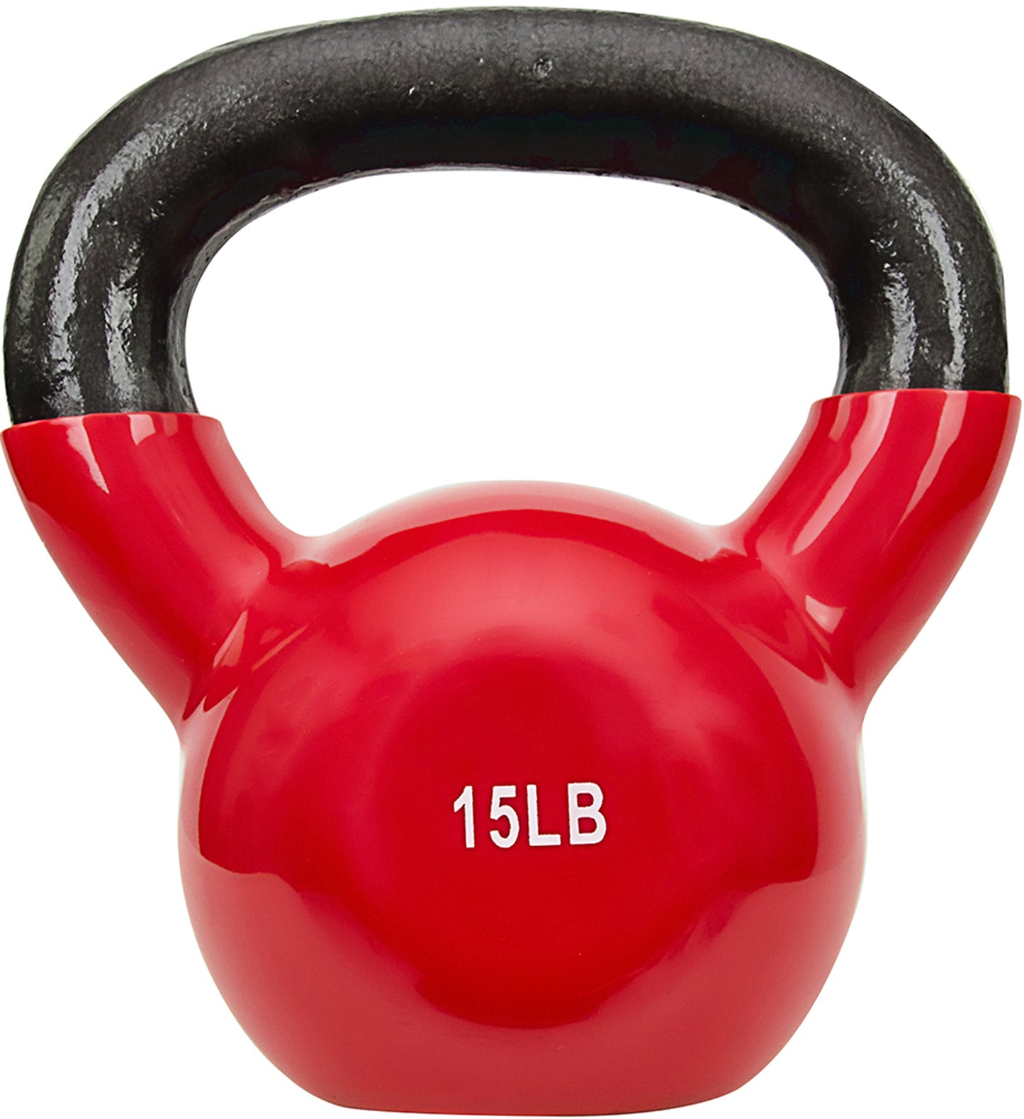 Vinyl Coated Kettle Bell - 15Lbs