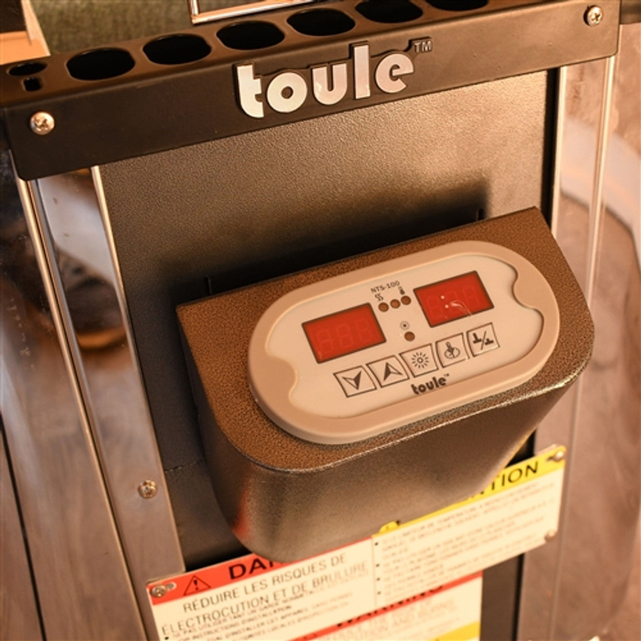 TOULE ETL Certified Wet Dry Sauna Heater Stove - Digital Controller - 3KW