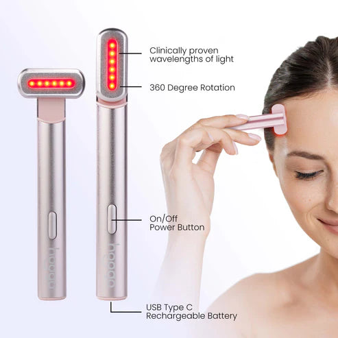 Red Light Therapy Facial Wand