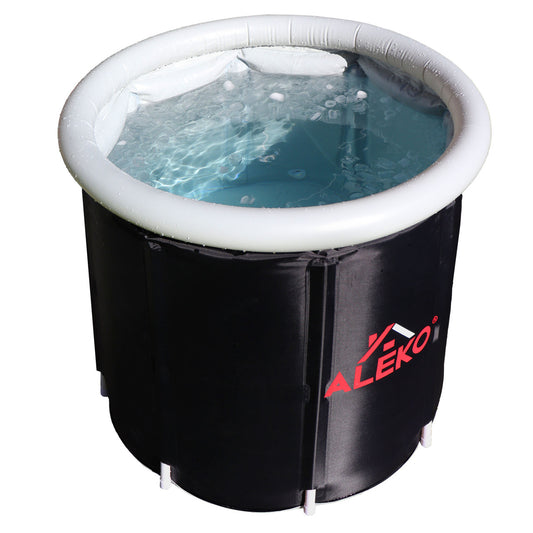 Portable Ice Bath with Cover and Carry Bag