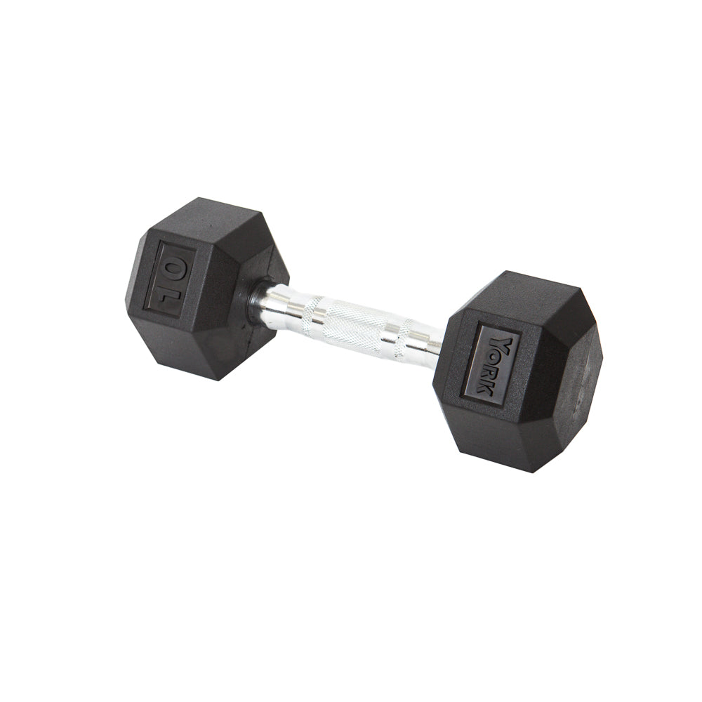 Rubber Hex Dumbbell