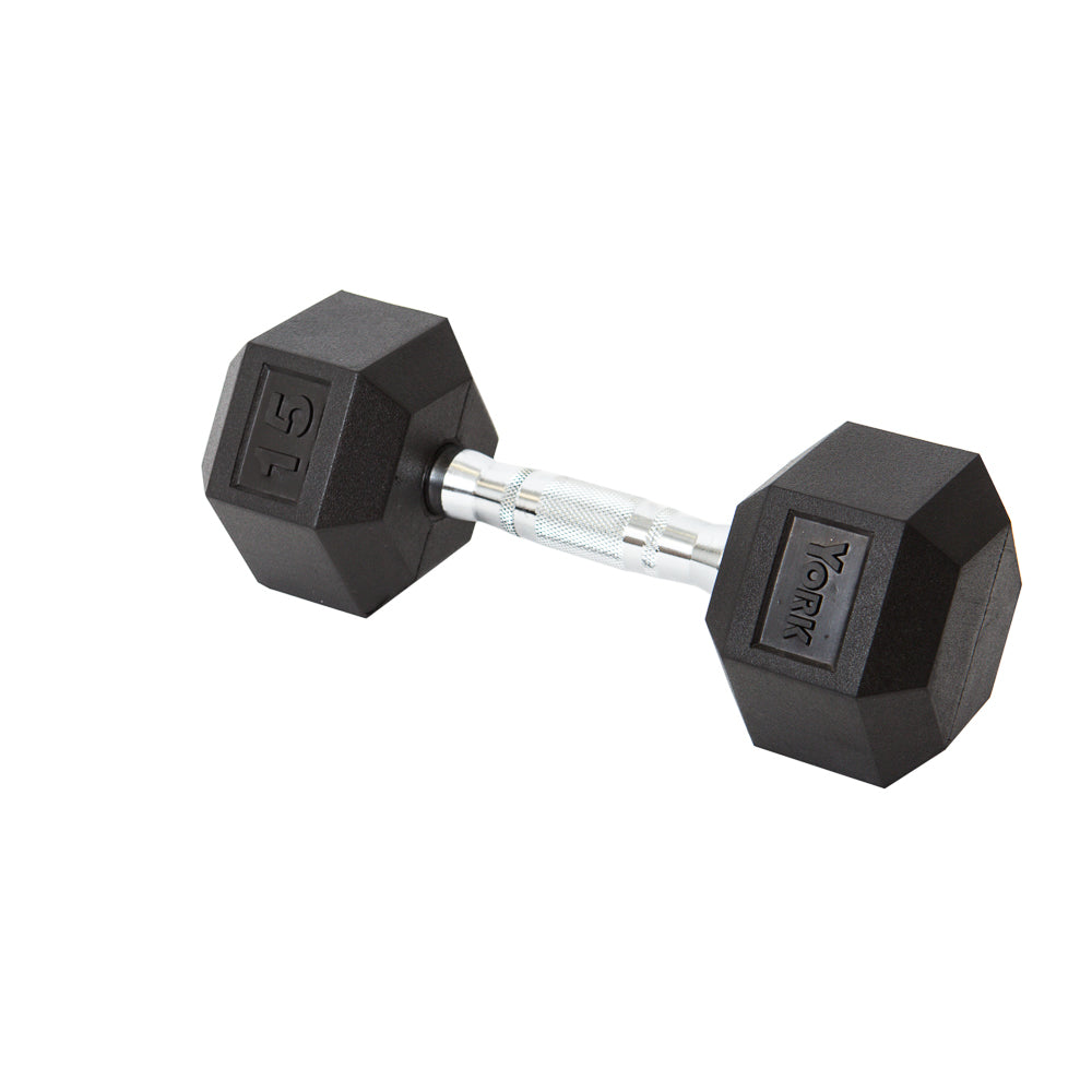 Rubber Hex Dumbbell