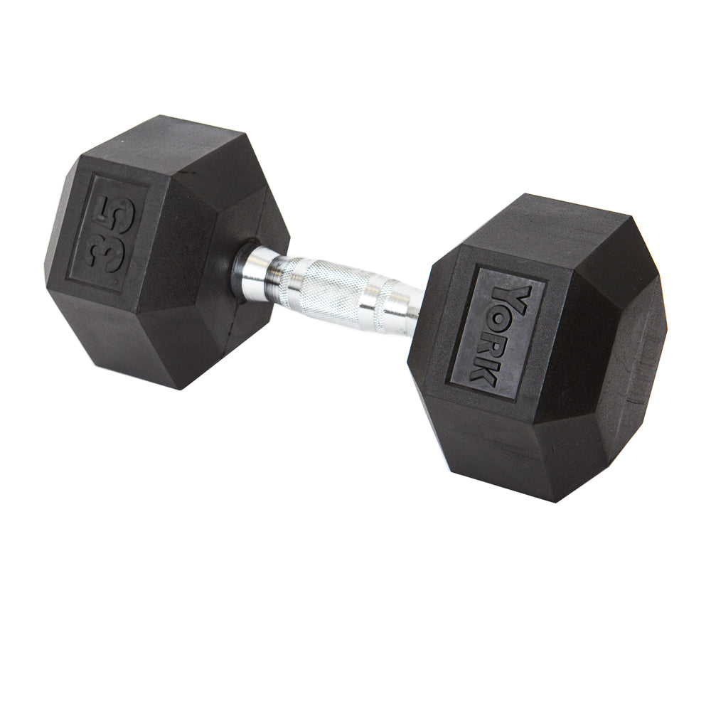 Rubber Hex Dumbbell