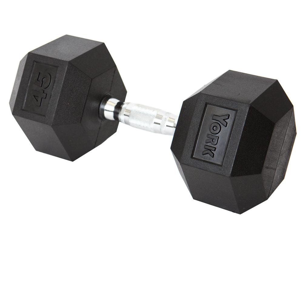 Rubber Hex Dumbbell