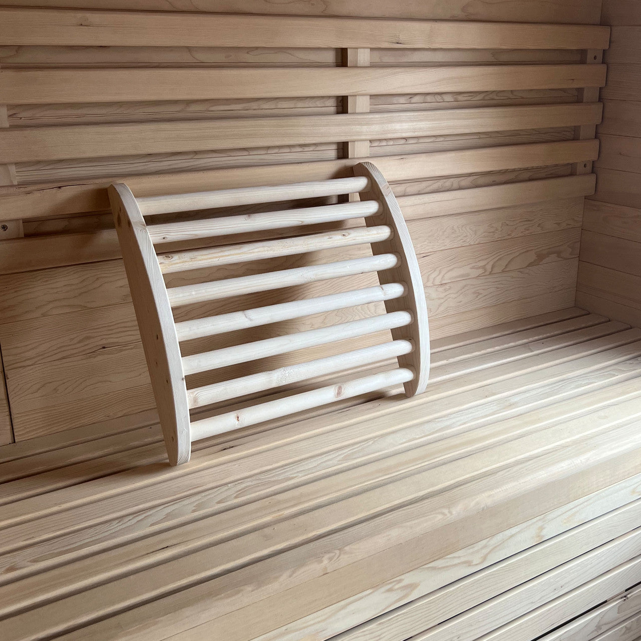 Wooden Sauna Backrest – White Pine