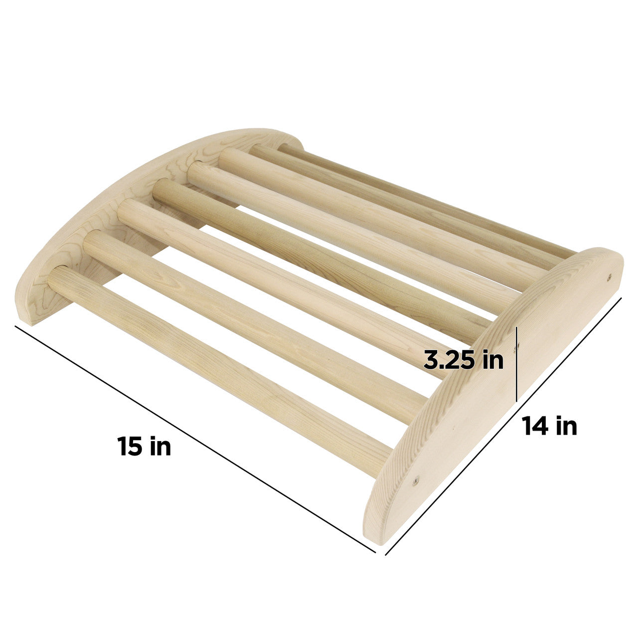 Wooden Sauna Backrest – White Pine