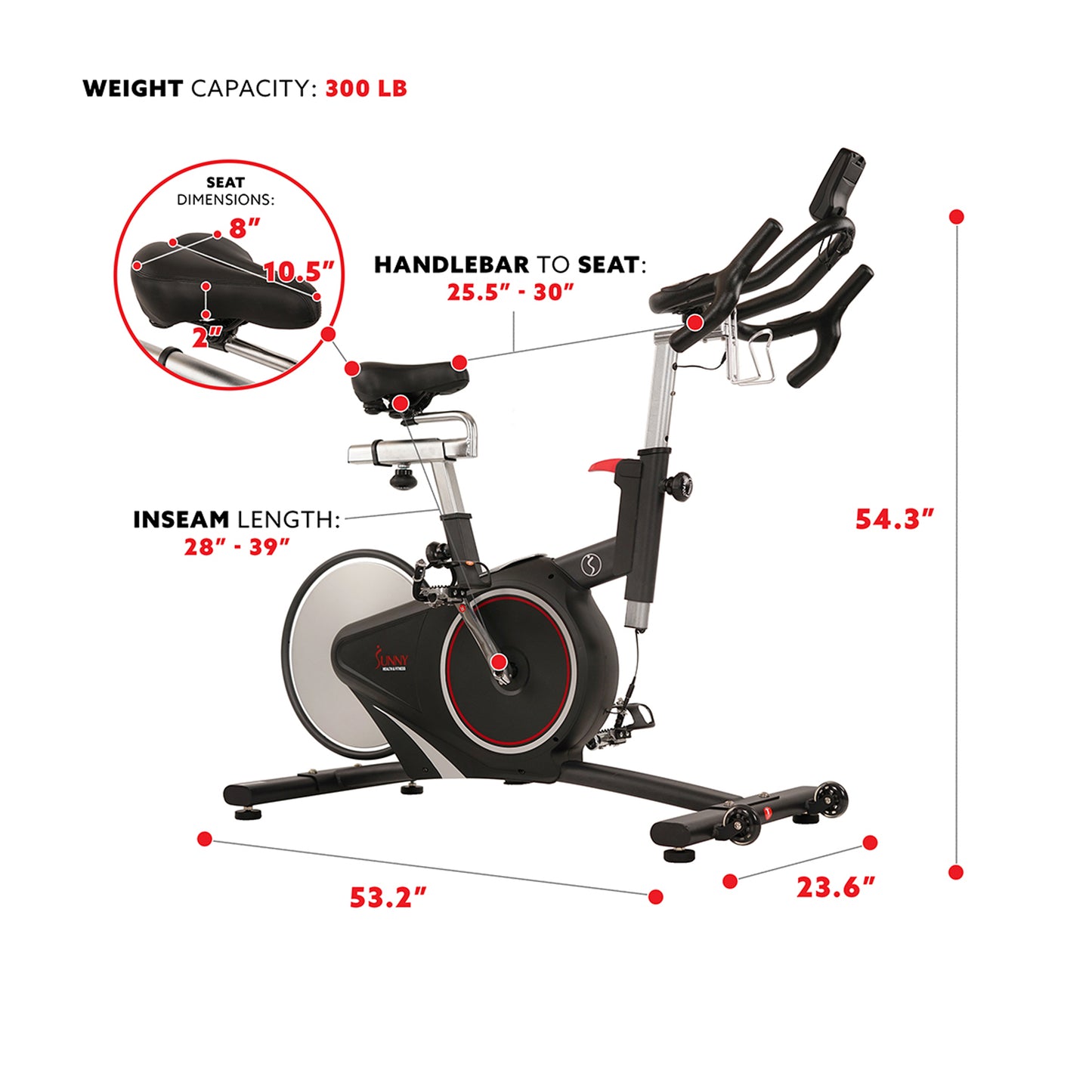 Belt Drive Magnetic Indoor Cycling Bike