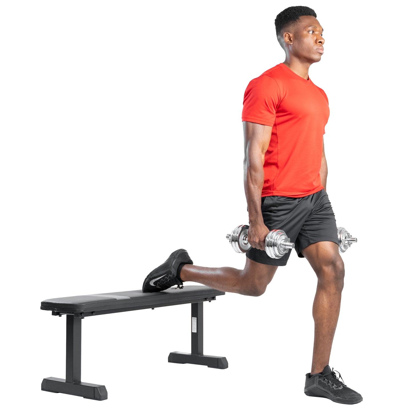 Flat Weight Bench for Workout, Exercise and Home Gyms with 500 lb Weight Capacity