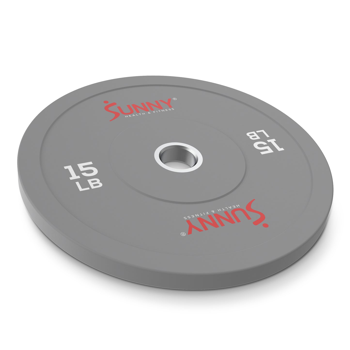 Elite 2-inch Rubber Olympic Weight Plates 15-Pound (Pair)