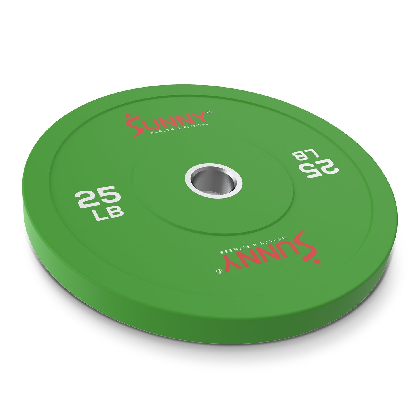 Elite 2-inch Rubber Olympic Weight Plates 25-Pound (Pair)