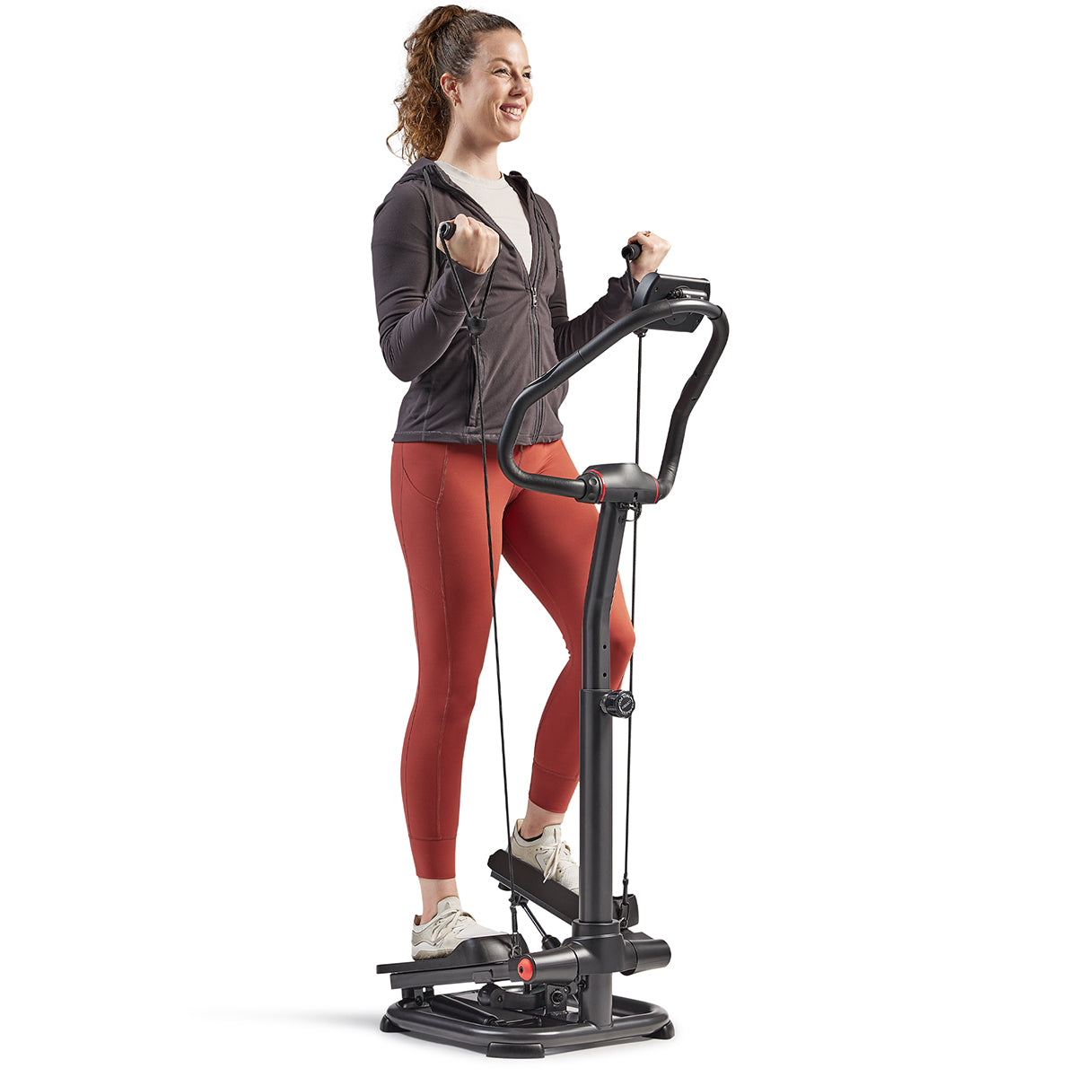 Power Stepper with Resistance Bands and Handlebar