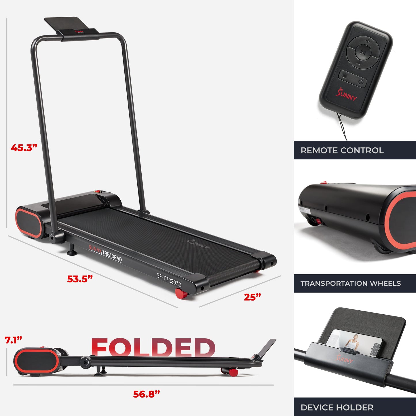 Nimble Smart Compact Treadpad Treadmill