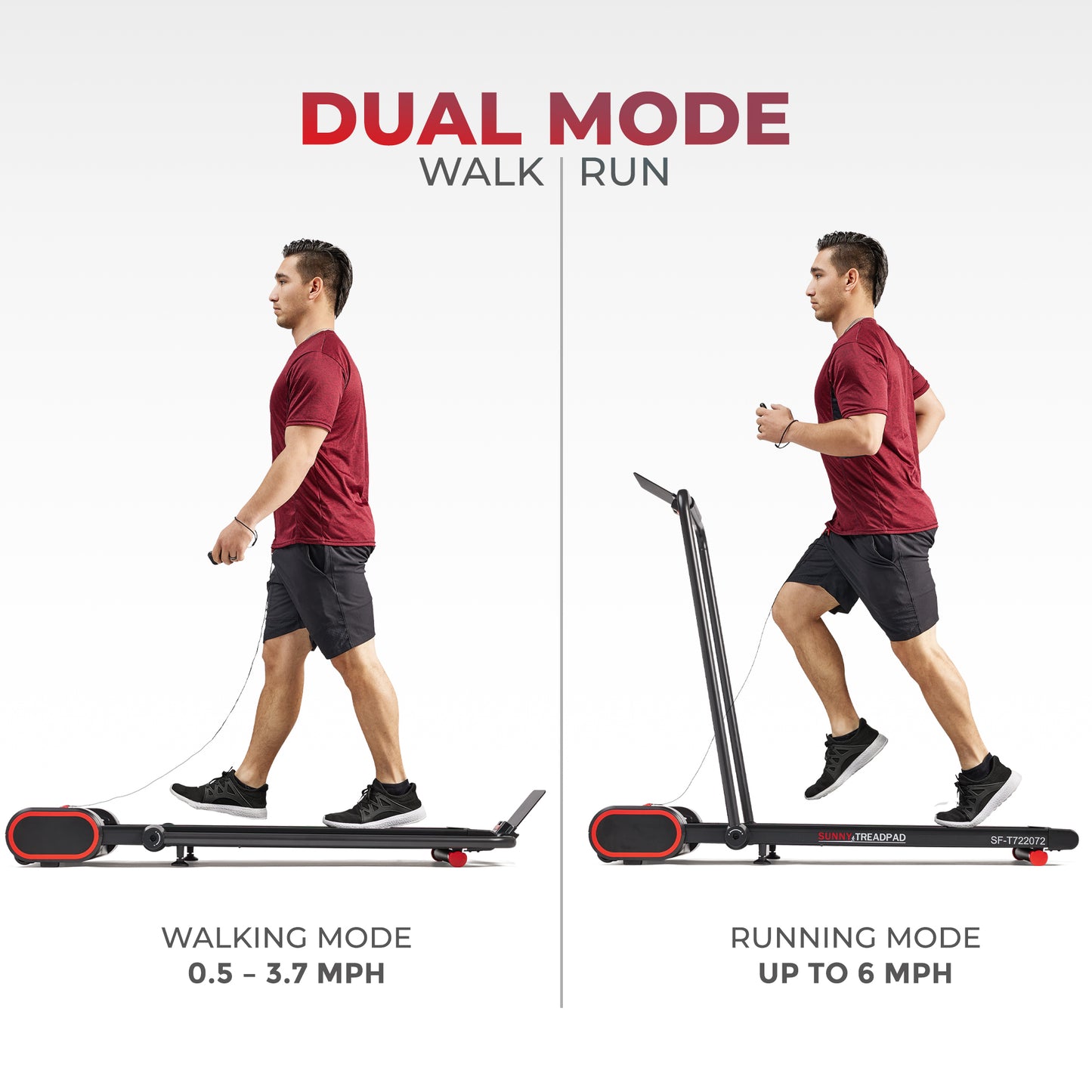 Nimble Smart Compact Treadpad Treadmill