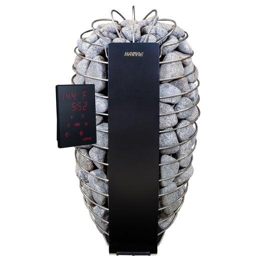 Harvia Spirit UL Certified Electric Sauna Heater - Digital Xenio Control Panel with WiFi Remote Control– 8 kW