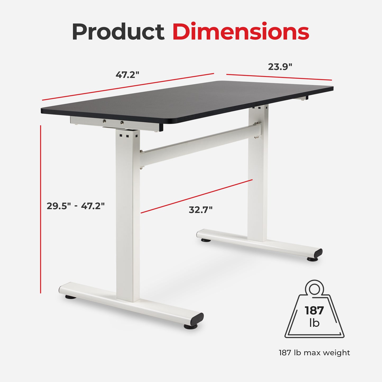 Multi-Purpose Air-drive Adjustable Standing Desk