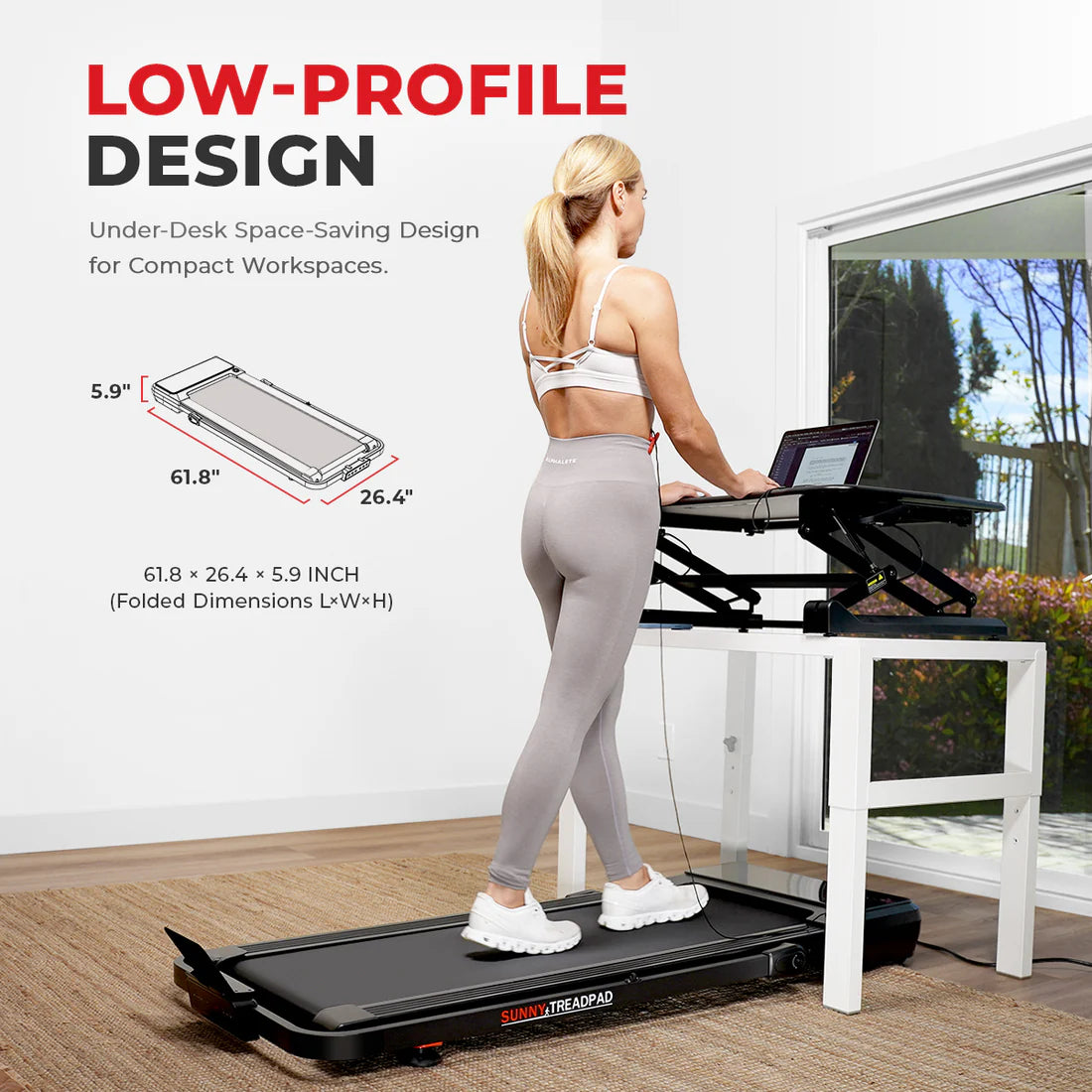 Pacer Smart Compact Auto Incline Treadpad Treadmill