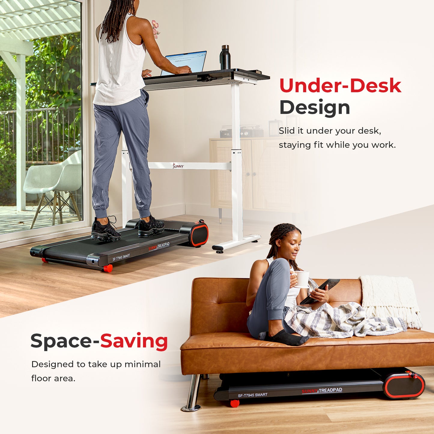 Smart Slim Under Desk Walking Treadpad