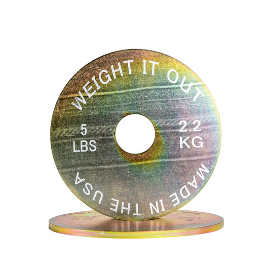 5 POUND WEIGHT PLATE PAIR