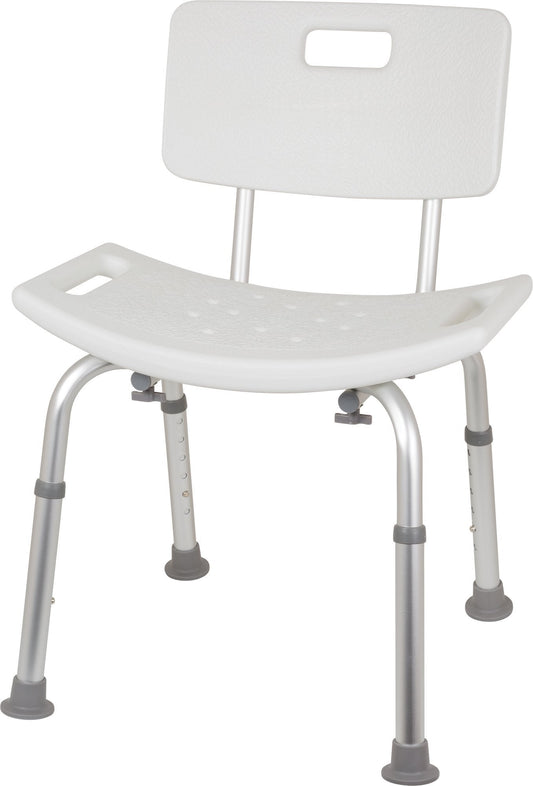 Bariatric Shower Chair with Back, 550lb Weight Capacity