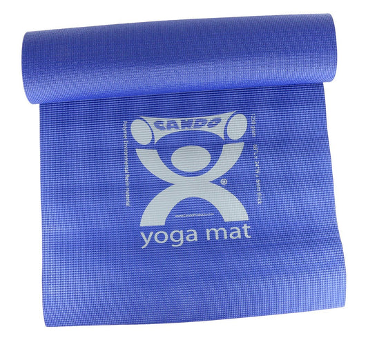 CanDo® Exercise Mat - Yoga Mat - Blue