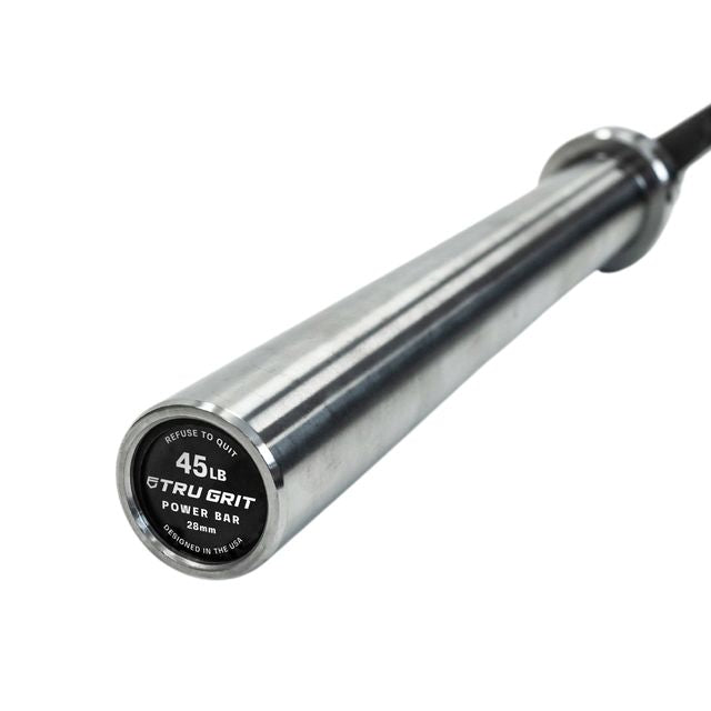 45LB BLACK ZINC BARBELL