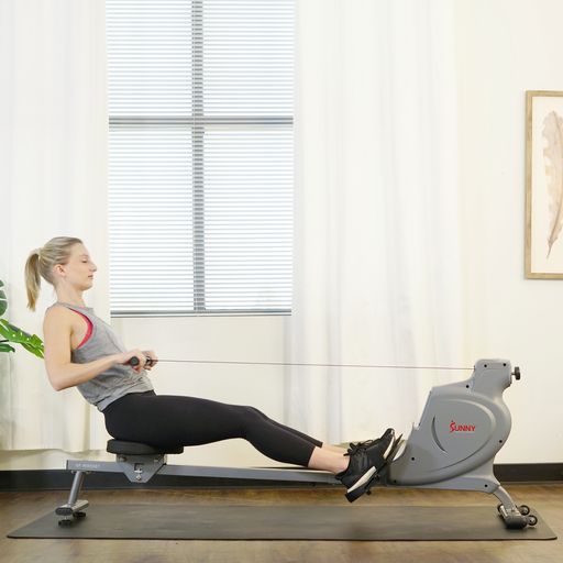 Space Efficient Convenient Magnetic Rowing Machine