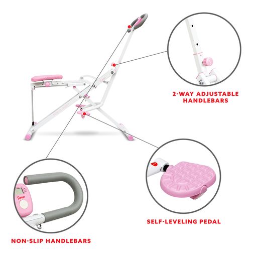 Upright Row-N-Ride® Exerciser in Pink