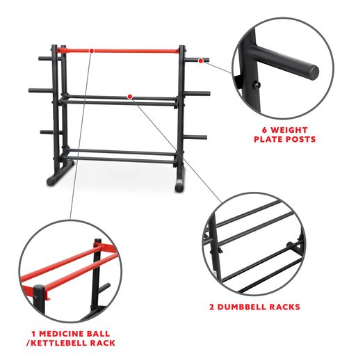 Multi-Weight Storage Rack Stand