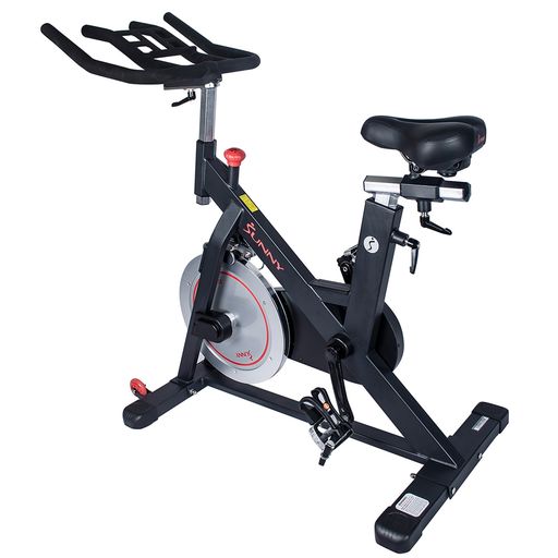 Magnetic Belt Drive Indoor Cycling Bike with 44 lb Flywheel and Large Device Holder