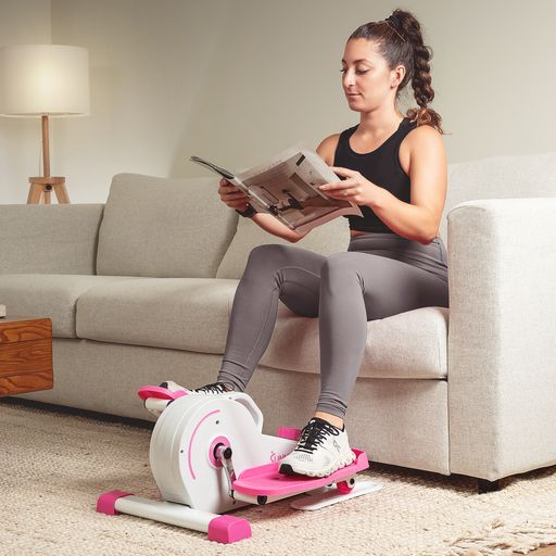 Pink Under Desk Elliptical Machine -