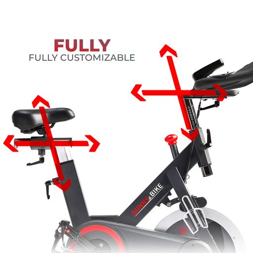 Premium Indoor Cycling Smart Stationary Bike with Exclusive SunnyFit® App Enhanced Bluetooth Connectivity