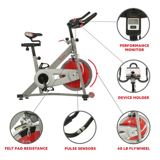 Pro II Indoor Cycling Bike with Device Mount and Advanced Display